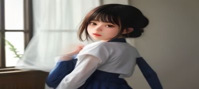 动漫美女角色服装设计展示，包含制服、战斗服与日常服等多种风格